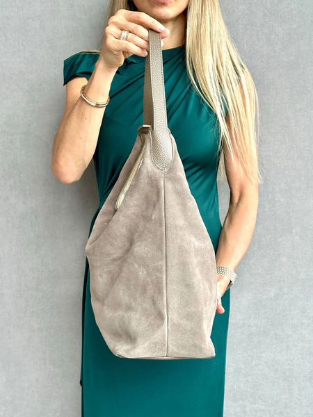 Сумка замшевая Nila&Nila BNN9022 TAUPE